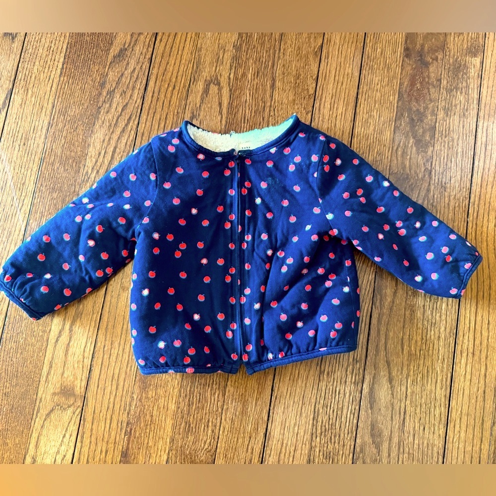 BabyGAP sherpa lined 
quilted jacket